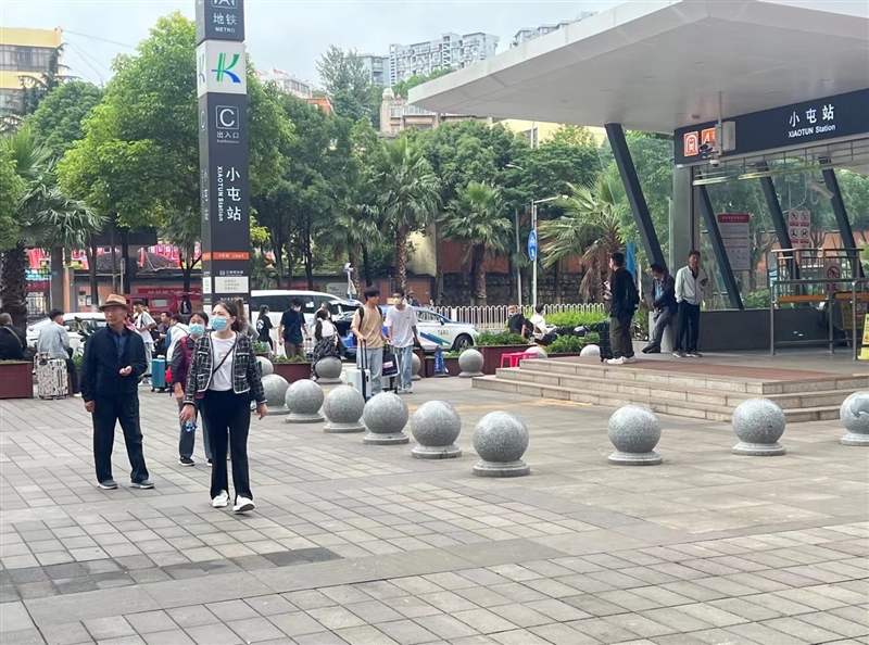 保利星街区商业核心区域